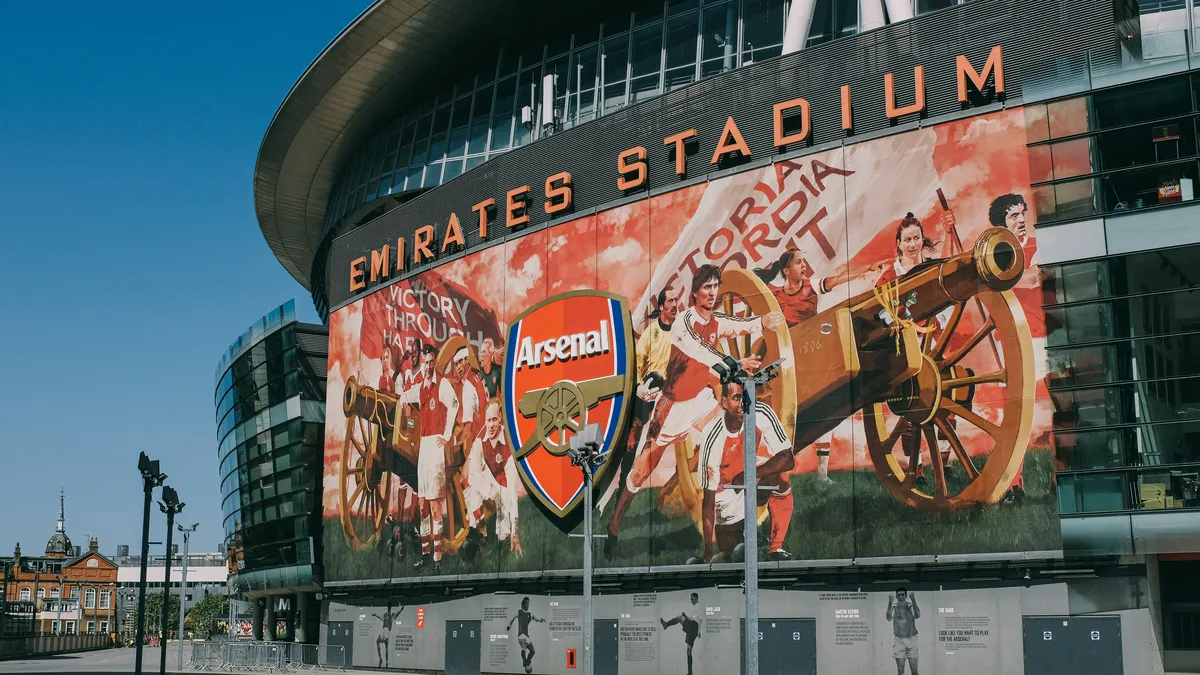 L'Emirates Stadium, casa dell'Arsenal